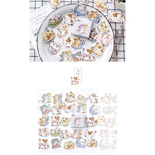 Hộp 45 stickers hình mèo