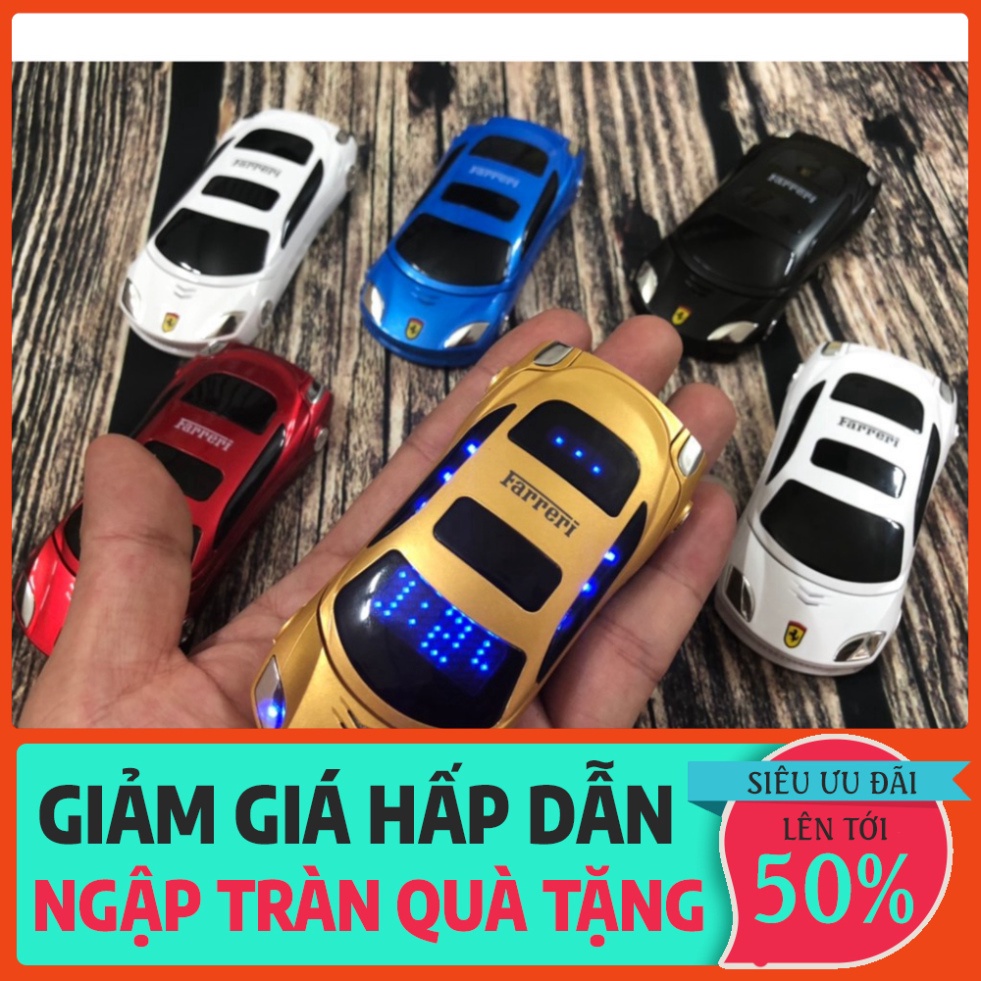 GIẢM GIÁ HẤP DẪN Điện Thoại Nắp Bật độc đáo hình ôtô F15 kiến tạo kì quặc thon thả 02 sim 02 sóng 01 Dắt cắm thẻ nhớ GIẢ