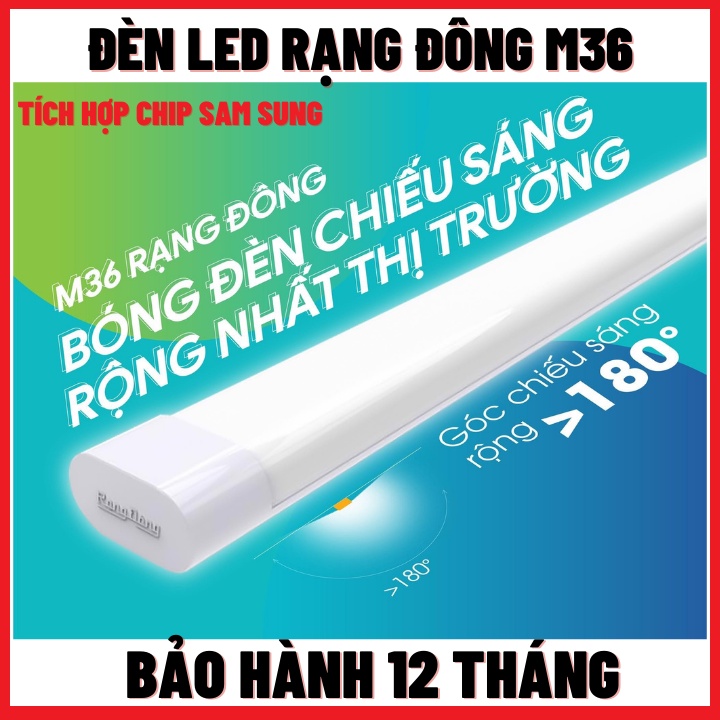 Đèn Led-Đèn Led Rạng Đông Hình Bán Nguyệt M36/40W-Tích Hợp Chip Sam Sung Ánh Sáng Trắng-Bảo Hành 12 Tháng