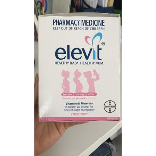 ELEVIT Bầu Úc_100v, có tem Chemist