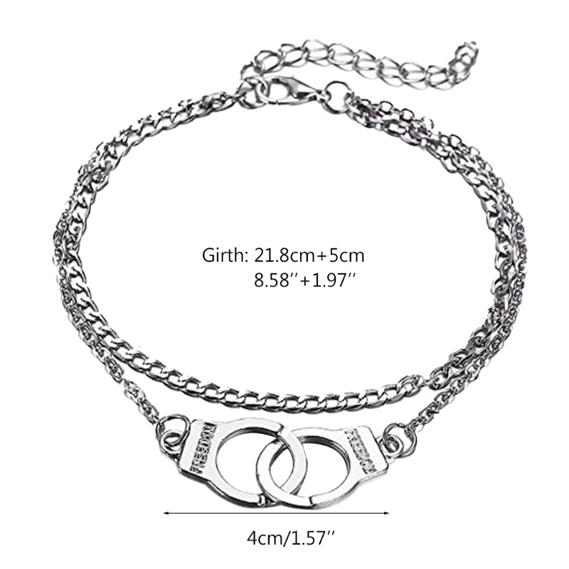 Vòng Đeo Tay / Lắc Chân Dạng Chuỗi Có Thể Điều Chỉnh Dành Cho Cặp Đôi