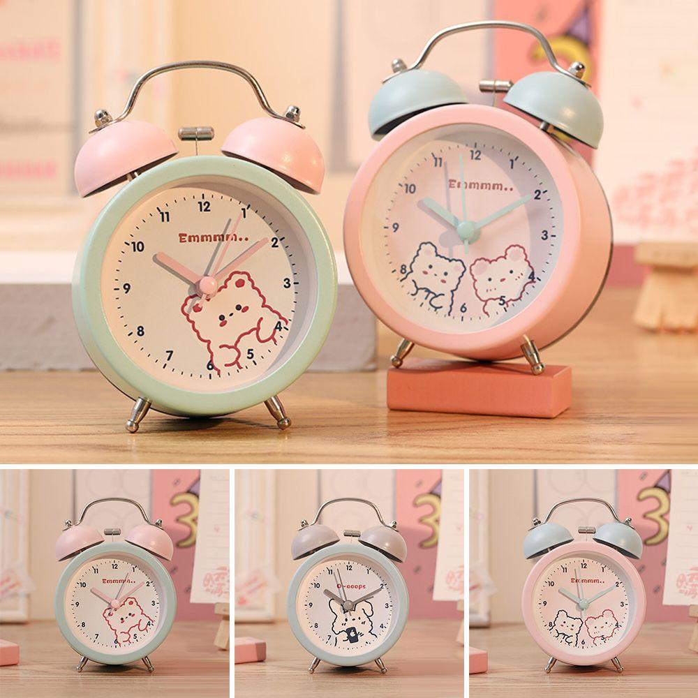 Đồng Hồ Báo Thức Chạy Bằng Pin Không Gây Tiếng Ồn Dùng Trang Trí Nhà Cửa