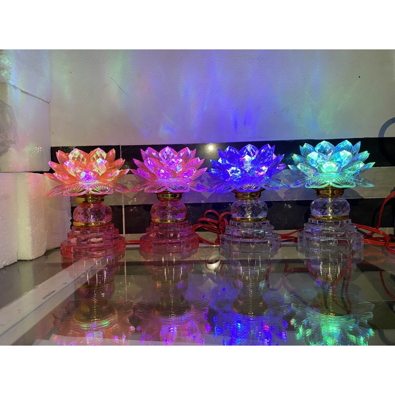 Đèn hoa sen đổi màu