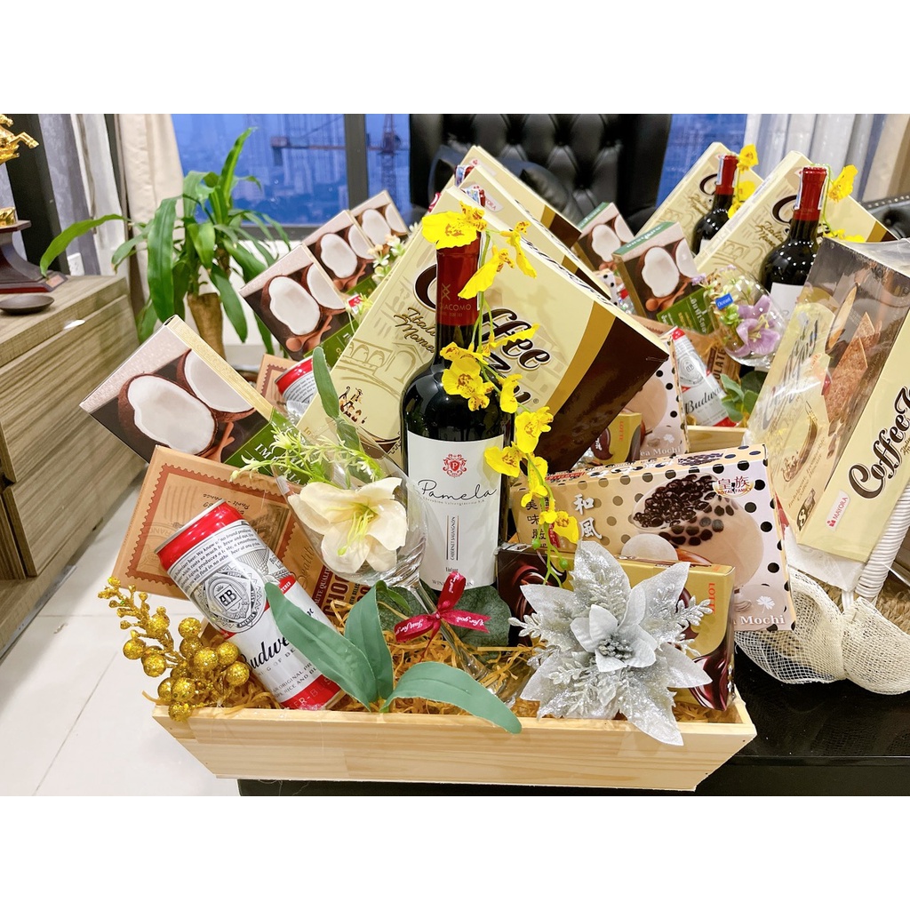 Giỏ quà tết 2022, Hộp quà tết cao cấp sang trọng ý nghĩa phát lộc phát tài đón xuân 2022 | BigBuy360 - bigbuy360.vn