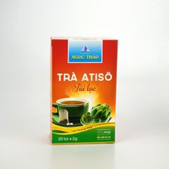 Hộp trà Atiso thượng hạng Ngọc Thảo 20 túi lọc trà thanh nhiệt giải độc gan đẹp da mặt đặc Sản Đà Lạt