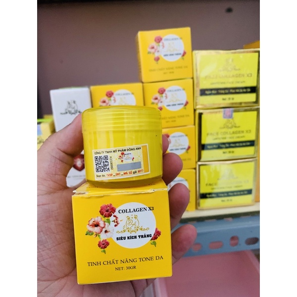 Kích Trắng x3 Đông Anh chính hãng  (có mã vạch - bao test )