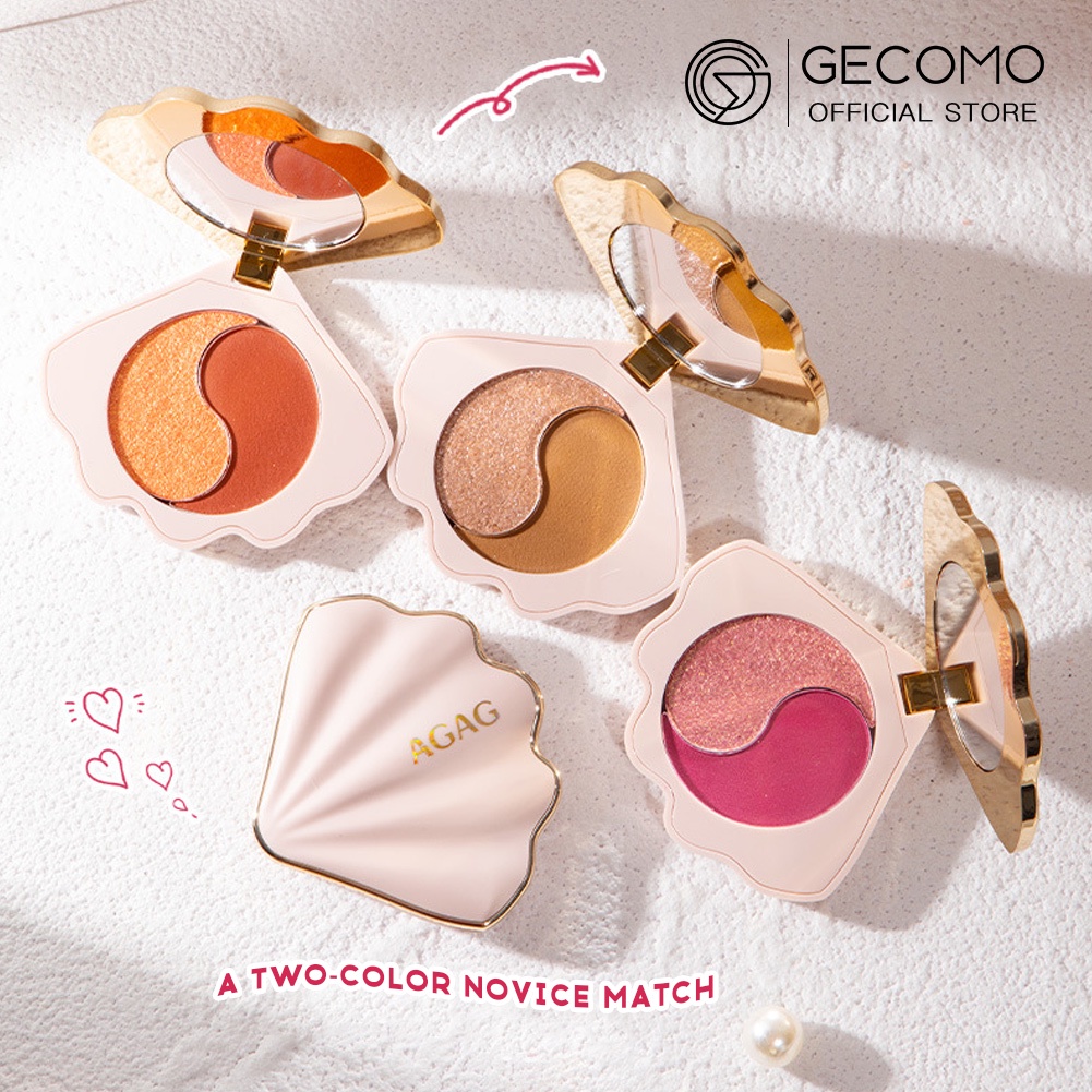 Bảng Phấn Mắt GECOMO Sắc Tố Ngọc Trai Tiện Dụng