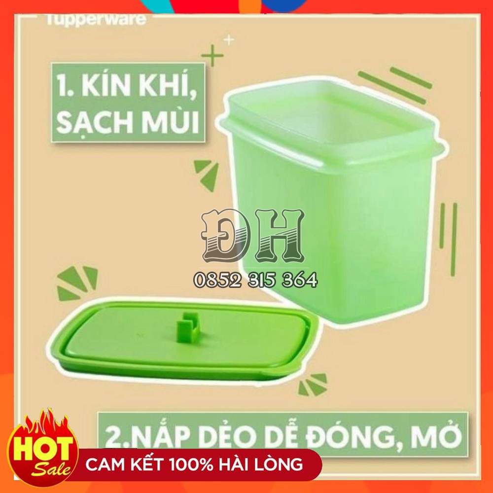 Bộ hộp đựng gia vị Tupperwarer - Seasonal Shelf Saver With Spoon - 4 hộp kèm muỗng - Xếp chồng gọn gàng