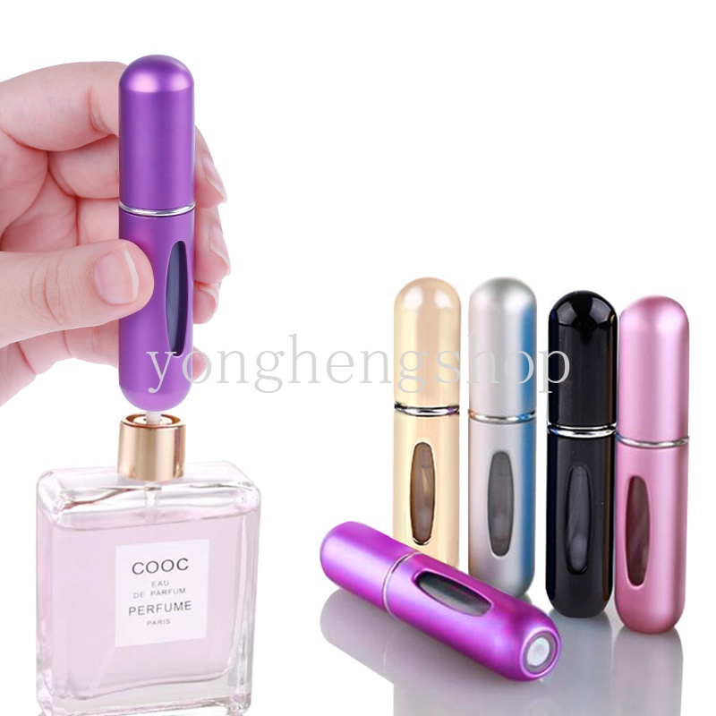Chai chiết nước hoa dạng xịt nhỏ nhắn đa năng 5ml
