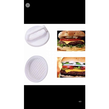 Khuôn ép thịt làm bánh Hambuger