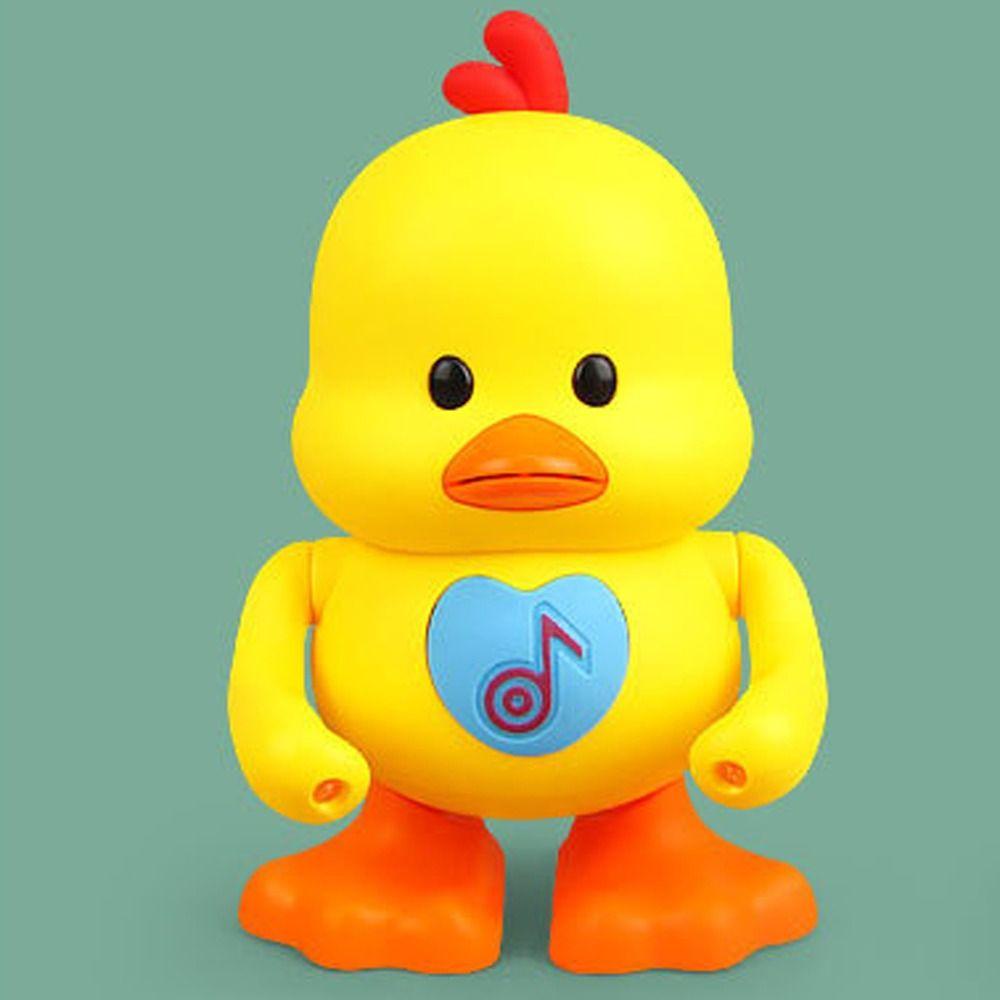 YIYU Đồ Chơi Robot Điện Tử Hình Vịt Vàng Hoạt Hình Nhảy Múa Sáng Tạo Làm Quà Tặng Sinh Nhật / Giáng Sinh Cho Bé