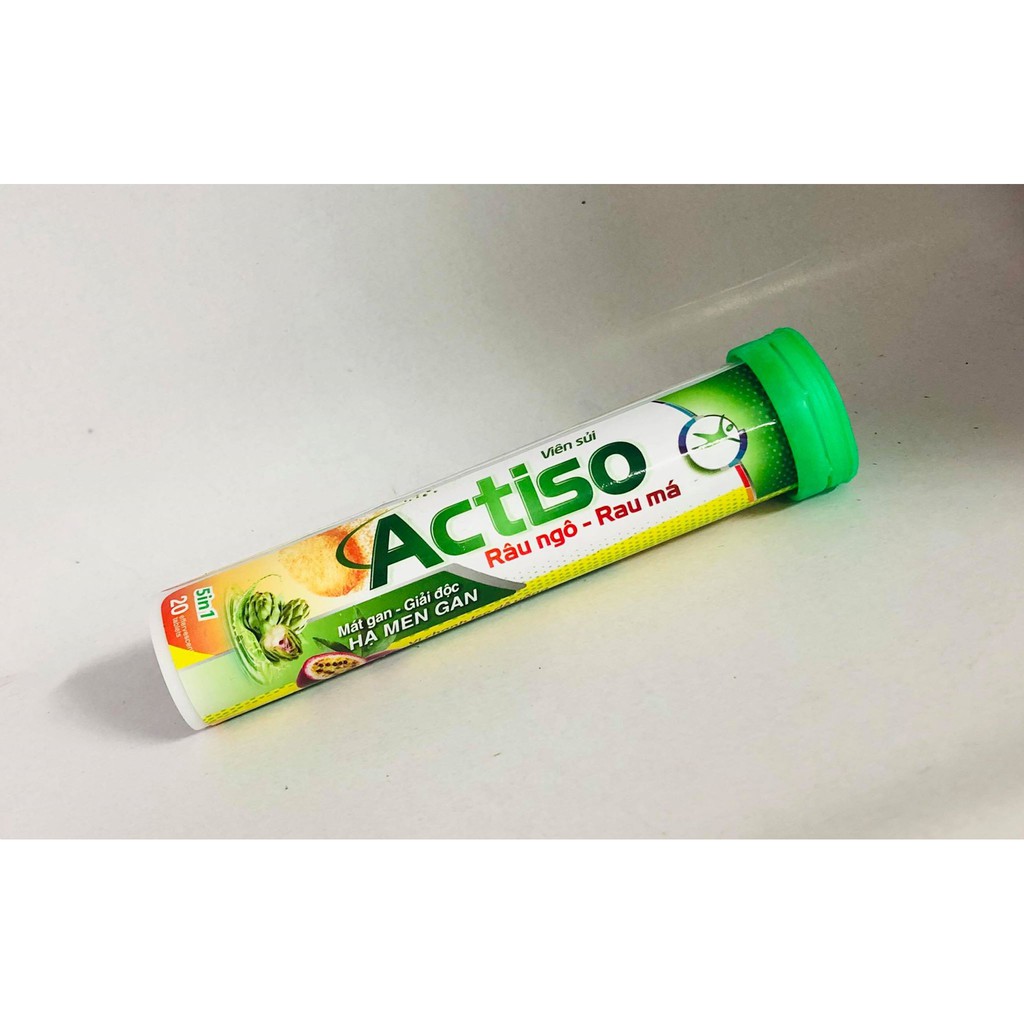 VIÊN SỦI GIẢI ĐỘC GAN ACTISO Râu ngô - rau má