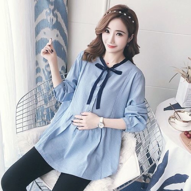 Áo bầu thu đông dài tay M1