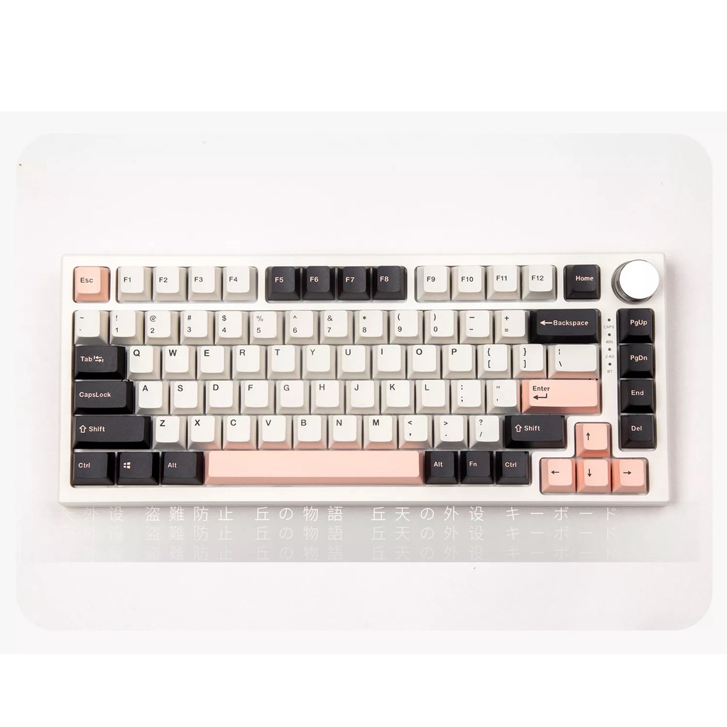 Bộ Keycap CGMK OLIVIA PBT Double Shot OEM Profile 129 nút gắn được cho layout 68,84,75,96...