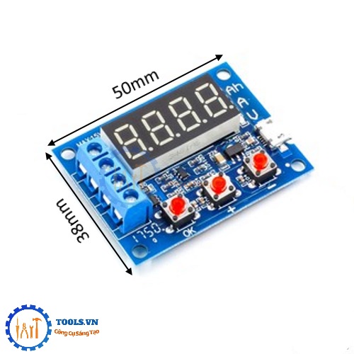 Mạch Test Dung Lượng HW-586 Cho Pin LI-ION Lithium 18650 1.2 – 12V