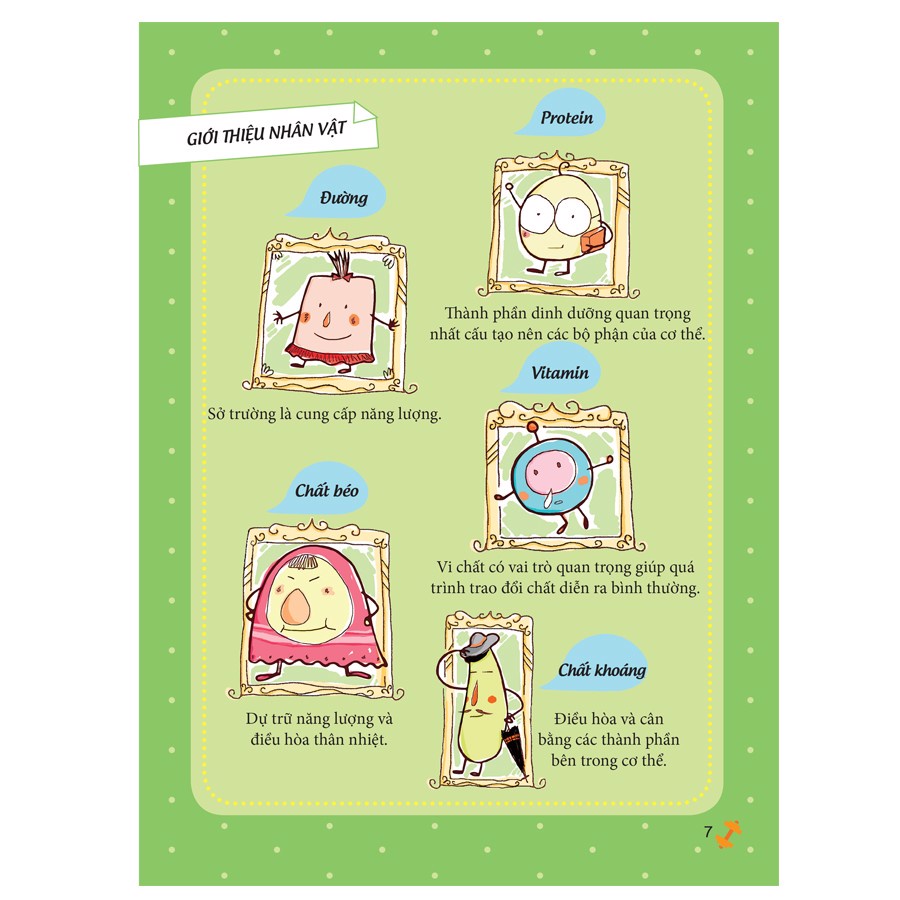 Sách: Phòng nghiên cứu thú vị - Gia đình dinh dưỡng - Thức ăn cùng các yếu tố dinh dưỡng - TSTN