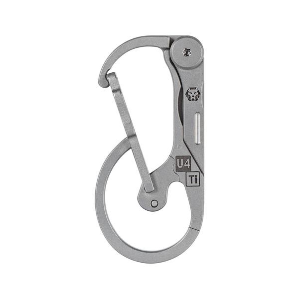Móc khoá Titanium Rovyvon Utility U4 Keychain Carabiner Knife