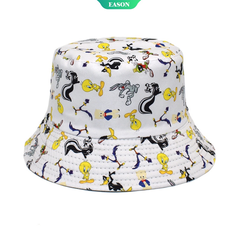 Mũ Tai Bèo Cotton Họa Tiết Hoạt Hình Disney Cho Nam Nữ