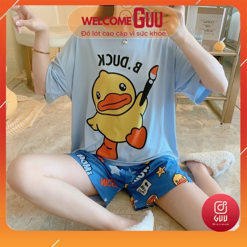 Bộ Ngủ Nữ Siêu Dễ thương- Đồ Bộ Mặc Nhà Cute N02_GUU | BigBuy360 - bigbuy360.vn