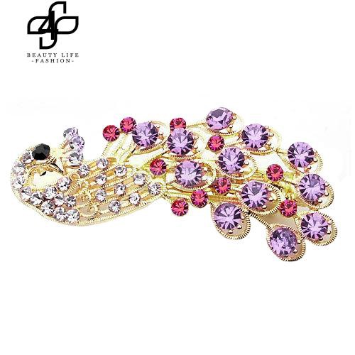 Kẹp tóc hình chú công độc đáo