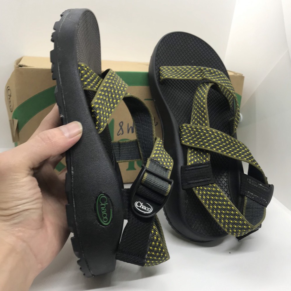 Dép quai hậu nam nữ Chaco sandal dây xanh xám đen trắng vàng huyền thoại đủ mẫu