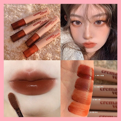 [New] Son Kem Lì, Mịn Mượt Như Nhung Etude Crema Velvet Tint 3.6g | BigBuy360 - bigbuy360.vn