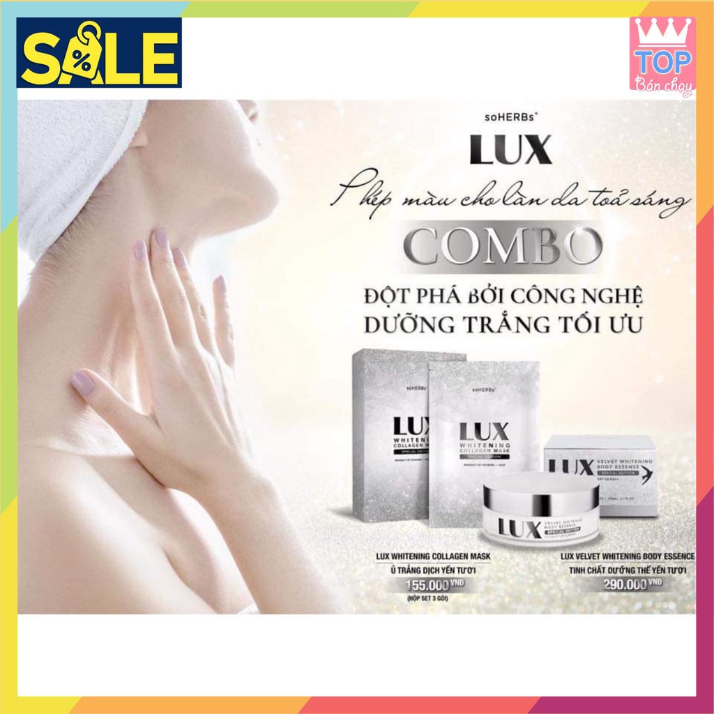 🔥GIÁ TỐT🔥 [COMBO] KEM VÀ Ủ TRẮNG YẾN TƯƠI COLLAGEN LUX | WebRaoVat - webraovat.net.vn