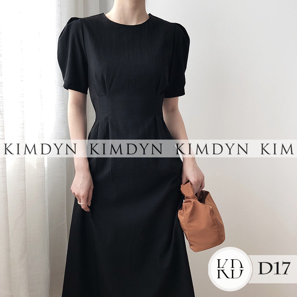 Đầm xoè vintage cổ cao thanh lịch [KDD17]