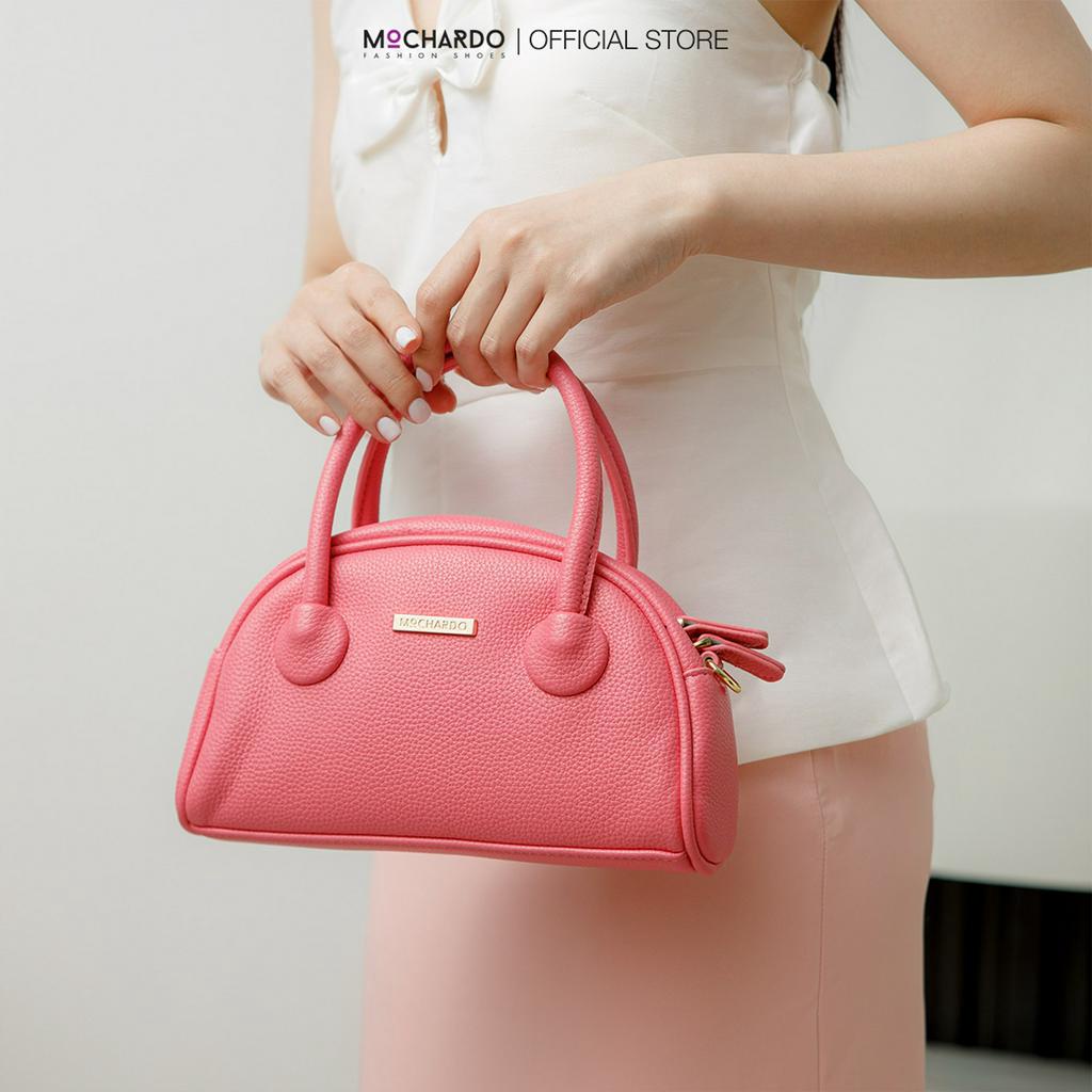Túi Xách Nữ MOCHARDO BN-5 Đeo Chéo Xách Tay Hình Bán Nguyệt Da Trơn