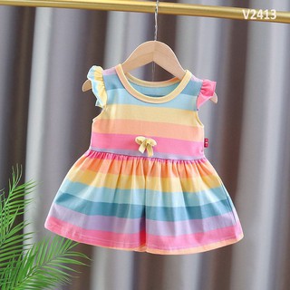 VÁY COTTON CẦU VỒNG QCCC