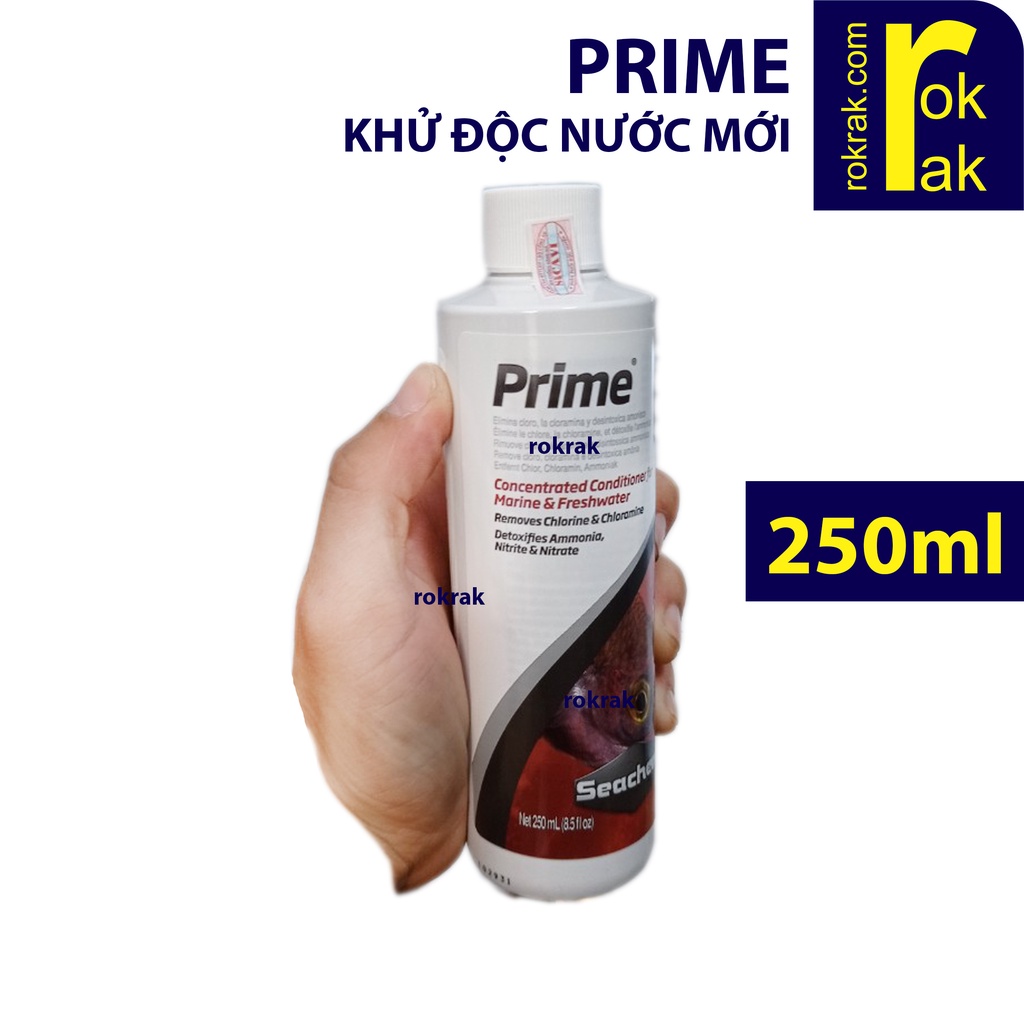 Seachem Prime 250ml 325ml  Dung Dịch Khử Nước TOÀN DIỆN Cho Bể Cá Cảnh