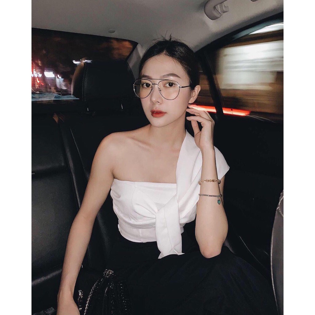 ÁO CROP LỆCH VAI SO HOT - A0037