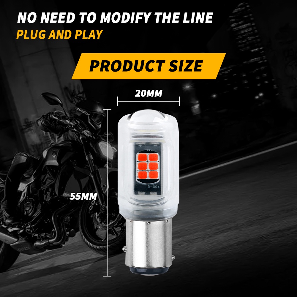 1 Đèn LED 1156 1157 3030 Siêu Sáng 16 Bóng Gắn Đuôi Xe