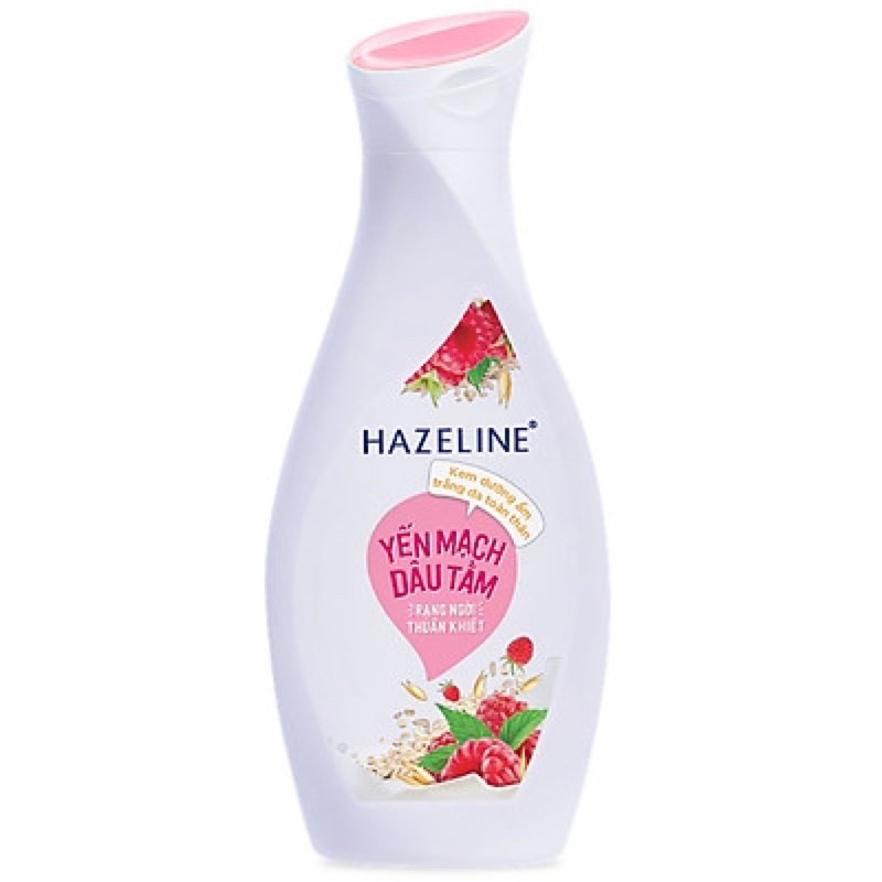 Hazeline dưỡng thể Yến mạch dâu tằm .