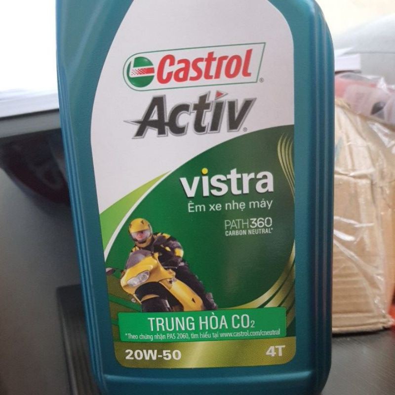 Dầu nhớt xe máy castrol vistra