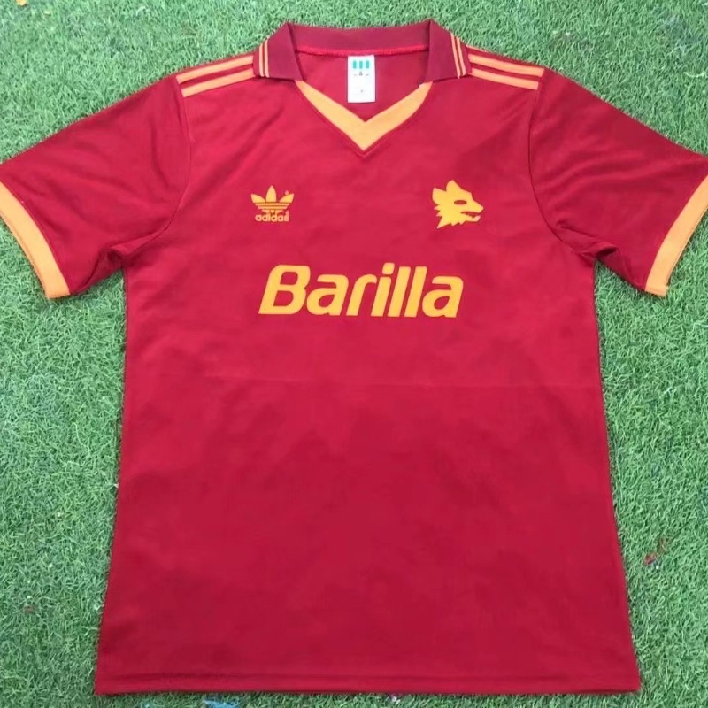 Áo Thun Đá Banh Đội Tuyển Roma Size S-XXL 92-94