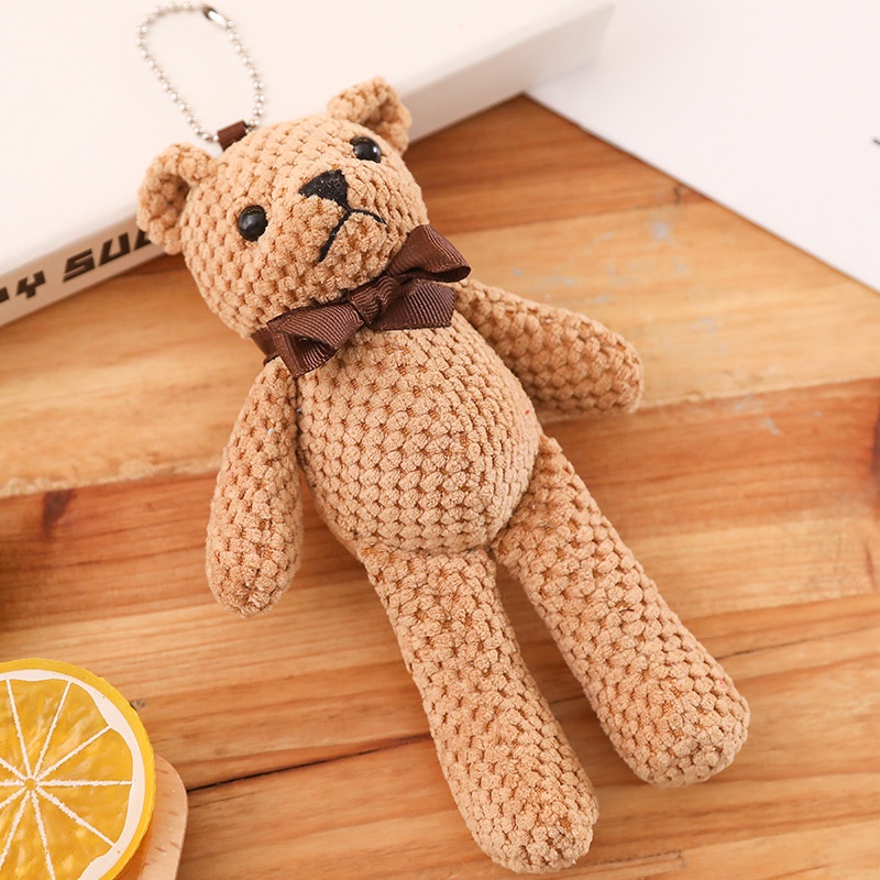 Móc khóa gấu bông trang trí túi xách balo thời trang cute MEOW STORE MK04