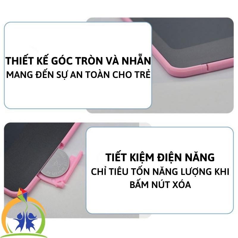 Bảng vẽ điện tử tự xóa, Bảng viết đồ chơi thông minh cho bé trai, bé gái GenKids