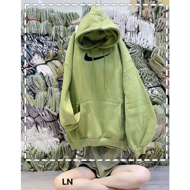 Áo hoodie phẩy to mũ 2 lớp DA6