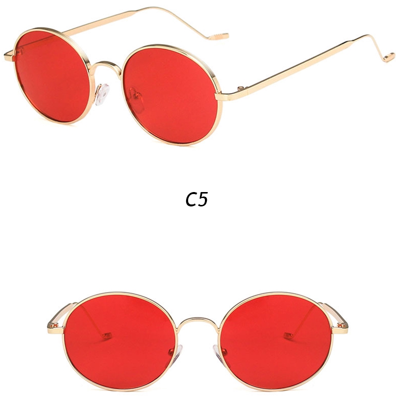 Kính Mát Gọng Elip Chống Tia Uv Thời Trang Hàn Quốc