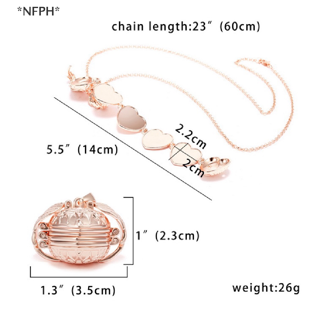 [NFPH] Mặt Vòng cổ Hình Cánh Thiên Thần 4 Cái