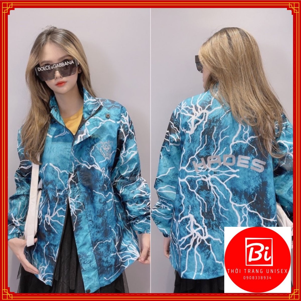 Áo Khoác Dù 3D Phản Quang_Chất Dù Nhập Loại 1 Mặc Mát Mịn_Hàng May 2 Lớp Form Rộng Nam/Nữ Ok_AK31