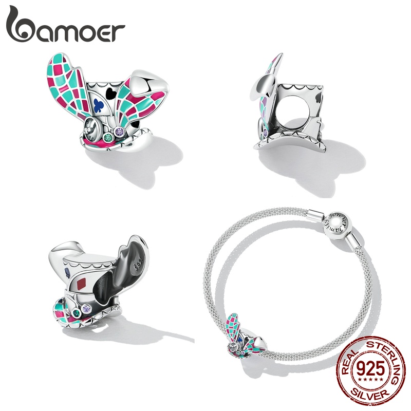 Hạt charm BAMOER bạc 925 thời trang cho nữ
