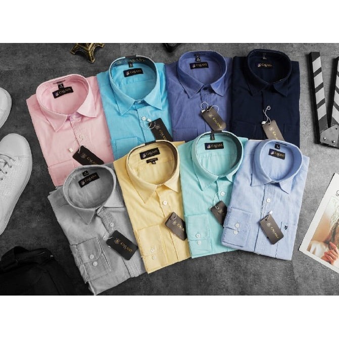 ÁO SƠ MI NAM XANH NGỌC LAM