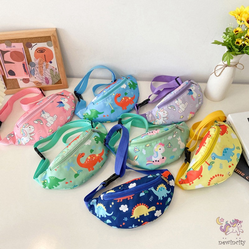 Túi Đeo Chéo Ngực Kiểu Hoạt Hình Hàn Quốc Dễ Thương Cho Bé