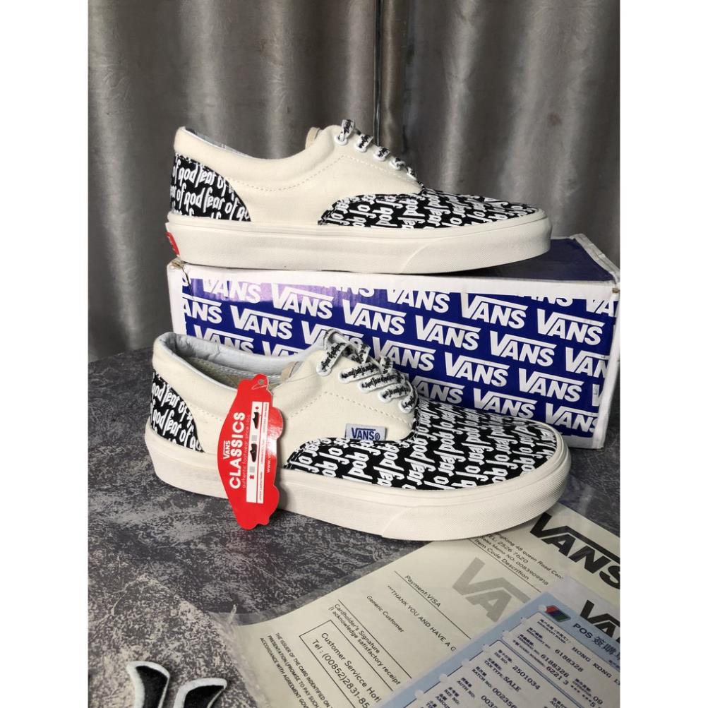 [Freeship+Box+Bill] GIÀY VANS FOG FEAR OF GOD LÓT GÓT DA - GIÀY VANS Dây CHỮ [Cao cấp]