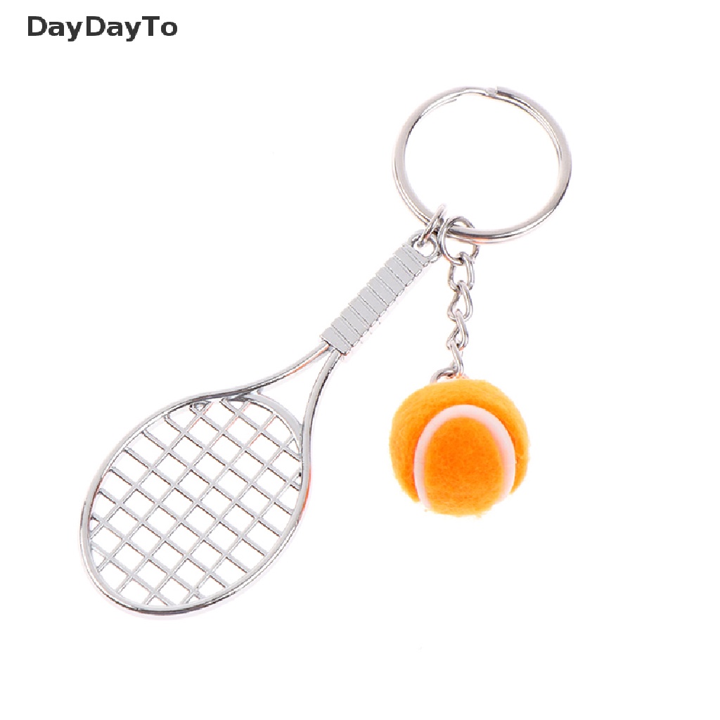 Móc Khóa Hình Vợt Tennis Mini Dễ Thương Gồm 6 Màu