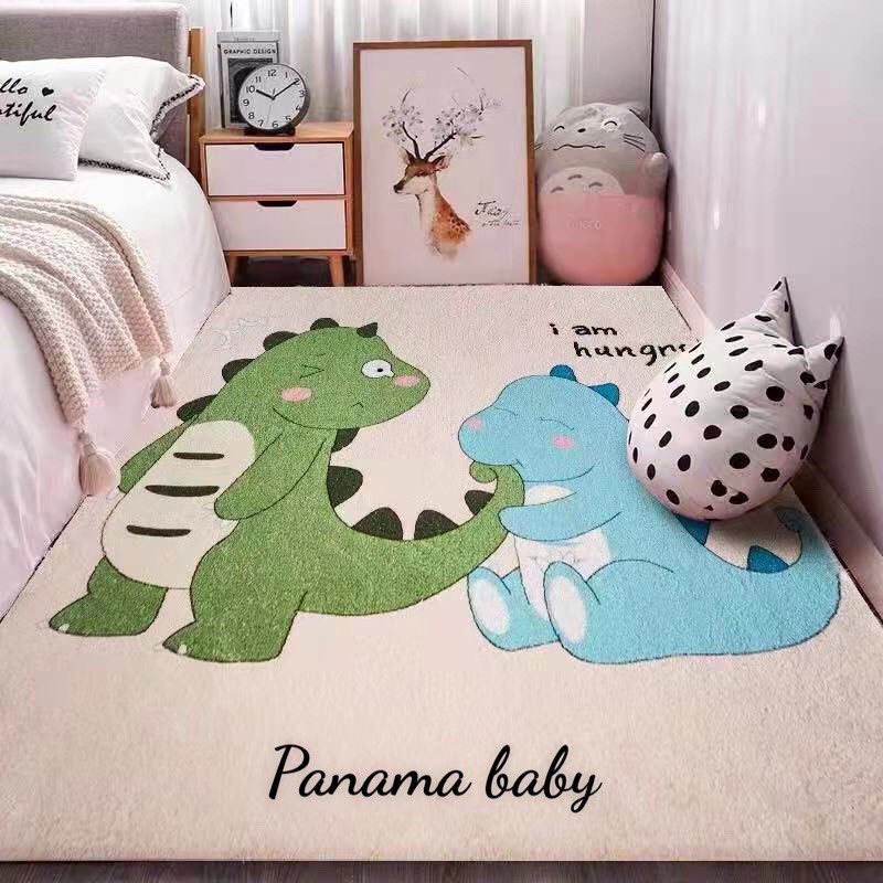 Thảm lông cừu PANAMA BABY 1m6x2m3 đẹp hoàn hảo, Thảm Lông tuyết sữa Mềm Mịn Chống Chơn Trượt