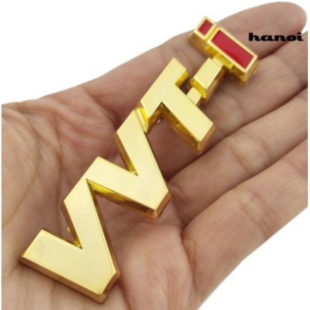 Tem logo chữ nổi  VVT-i VVTI 3D kim loại nhôm kẽm dán trang trí xe TOYOTA Innova Vios Camry Corolla Altis