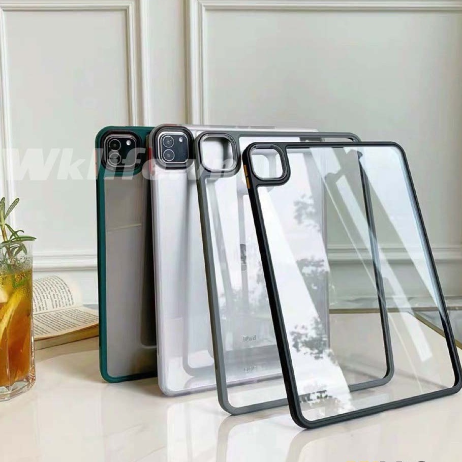 Ốp lưng Likgus trong viền màu iPad Pro 1111 2020, 2021 M1, 2018, Air 4 10.9 Chống sốc bảo vệ camera